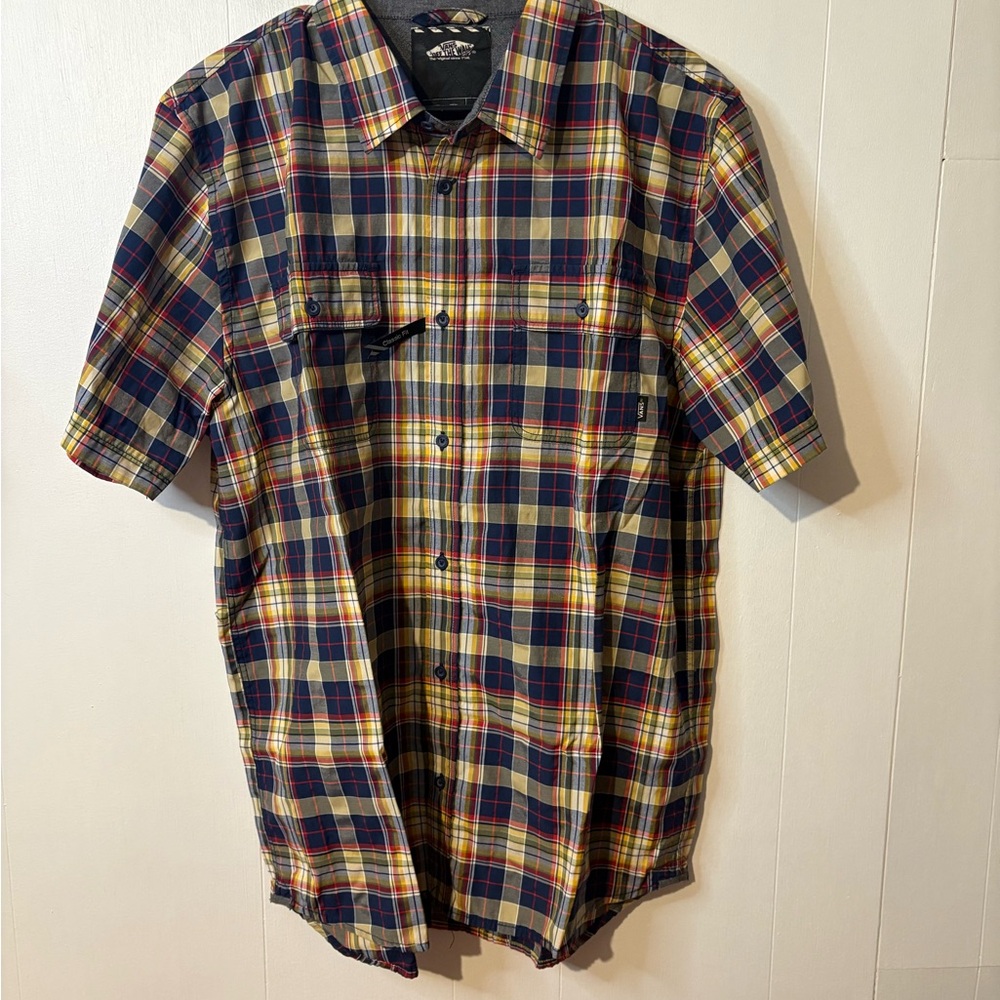Vans Multicolor Plaid Button Down Shirt